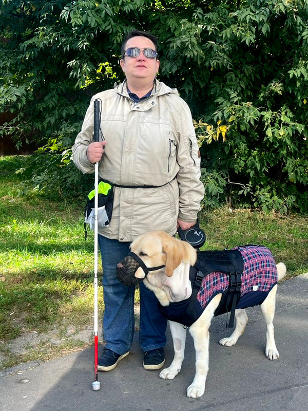 Павел с верным другом Бакстером